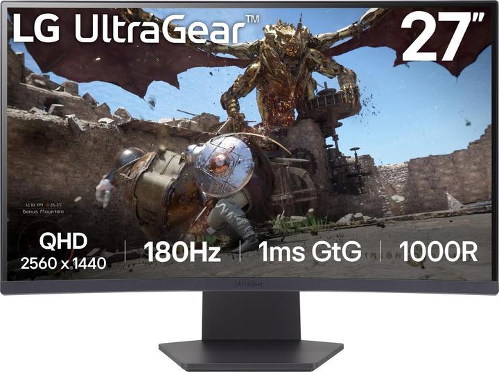 Actual product image LG UltraGear 27GS60QX-B (2560 x 1440 pixels, 27")