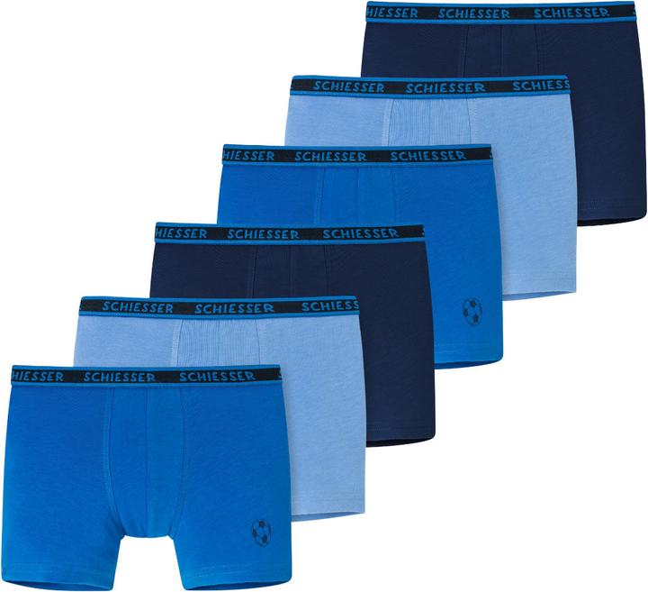 Image du produit Schiesser Pack de 6 shorts / pantalons Kids Boys 95/5 Organic Cotton (140, paquet de 6)