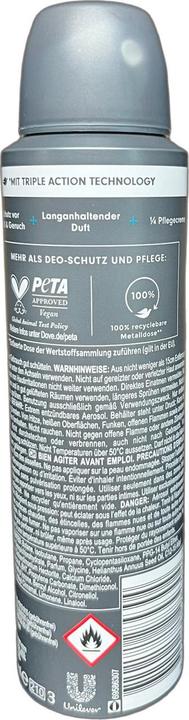 Actual product image Dove Deo Advanced Clean Comfort 150 ml (Spray, 150 ml)