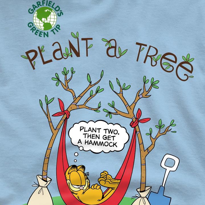 Actual product image Garfield Mens Plant A Tree T-Shirt (XL)