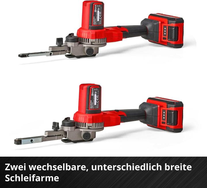 Actual product image Einhell Cordless belt file TE-BF 18 Li Kit (1x 4.0 Ah)