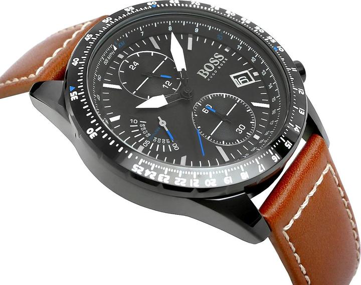 Actual product image BOSS Pilot Chrono (Chronograph, 44 mm)