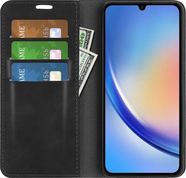 Image du produit Cover-Discount Galaxy A35 - Stand Flip Case Housse noire (Samsung Galaxy A35)