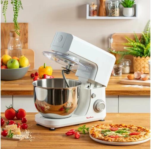 Image du produit Moulinex Robot de cuisine Masterchef Essential QA1501, Blanc (800 W)
