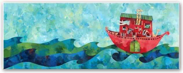 Actual product image Trenddeko Blanz - Noah's Ark (120 x 50 cm)