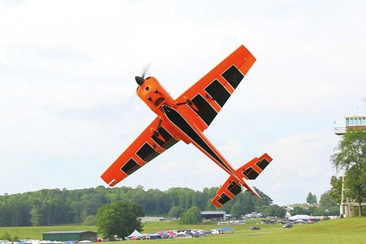 Actual product image AJ Aircraft Laser 93" 230z ARF - orange (Aerobatics)