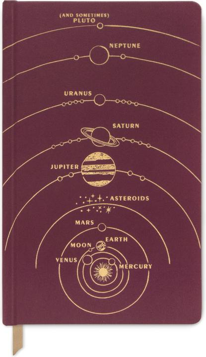 Designworks Solar system (21 x 13 cm, Lined, Hardcover)