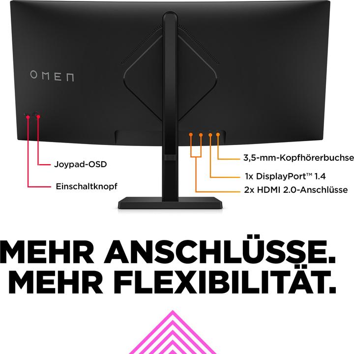Produktbild HP Omen 34c (3440 x 1440 Pixel, 34")