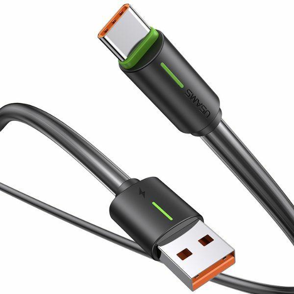 Produktbild Usams Kabel USB-C 3A YU Series 1m USB-C/USB-C czarny/black SJ732USB01 (US-SJ732 ) (1 m, USB 3.2 Gen 1, 18 W)