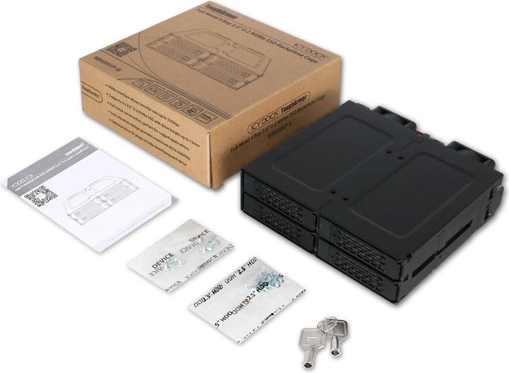 Produktbild Icy Dock ToughArmor MB699VP-B - Gehäuse für Speicherlaufwerke - 2.5" (6.4 cm)