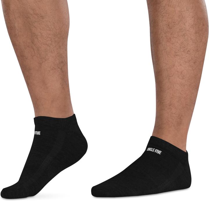 Actual product image Circle Five 6 pairs of sneaker socks with silicone grip (pack of 6, 47 - 50)