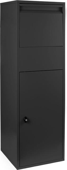 Produktbild Wiltec Paketkasten Briefkasten schwarz 46x45x140cm Paketbox Zuhause Päckchen