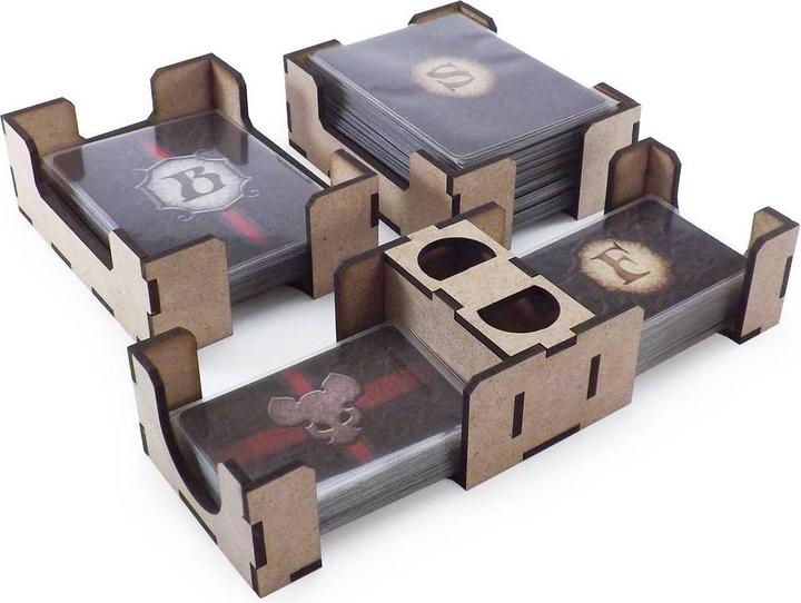 Produktbild Feldherr MAUS - Brettspiel Organizer für und Mystik und Erweiterung Herz des Glürm (Holz)