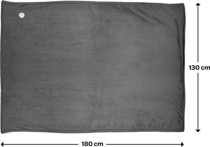 Actual product image Inventum HB180G - Electrical omslagdeken - 180x130 cm - Grijs