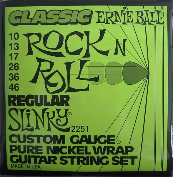 Actual product image Ernie Ball Regular Slinky Classic Rock N Roll (6 x, Electric guitar, 0.05")