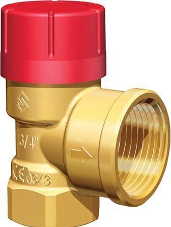 Immagine prodotto Flamco Sikkerhedsventil 1/2 "X 3/4" 2,5 bar med muffe. Tåler medier med al 50% di glicole.