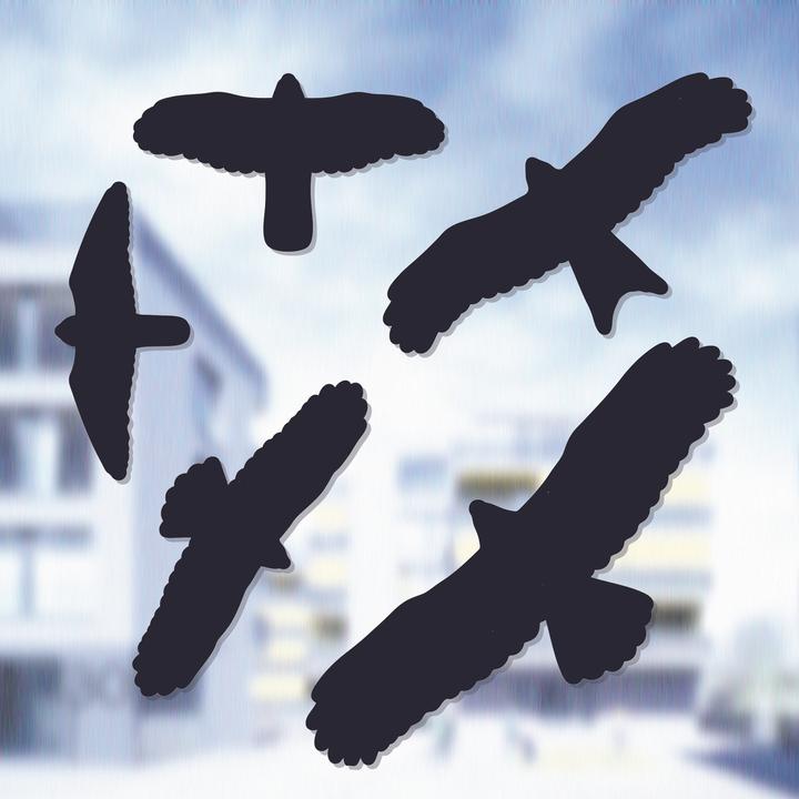 Actual product image Swissinno Vogelschutz-Aufkleber 5er