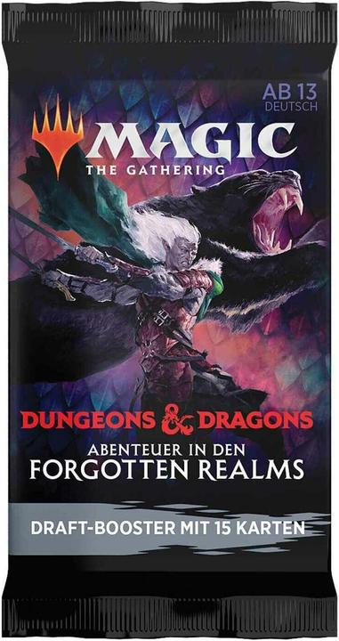 Actual product image Magic the Gathering Dungeons&Dragons Adventure In The Forgotten Realms – Draft Booster Pack (English, Booster Pack)