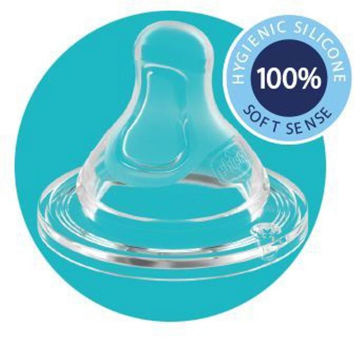 Actual product image Chicco Bottle teat PERFECT5 silicone pulp flow 6m+