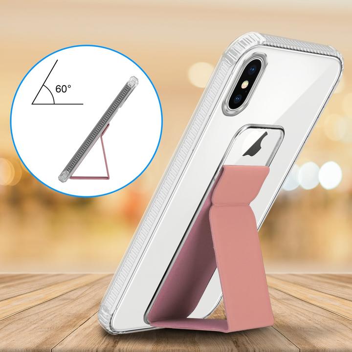 Actual product image Cadorabo Case for Apple iPhone X / XS in TPU with holder LM167 Style (Apple iPhone X)