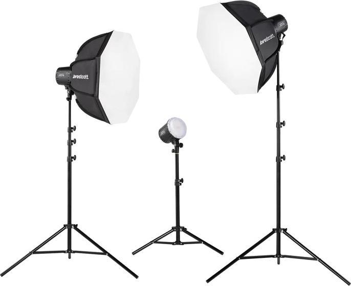 Actual product image Westcott U60-B Bi-Color LED 3-Light Softbox Kit
