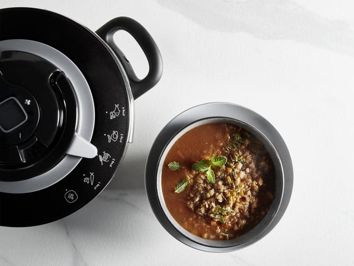 Image du produit Tefal Clipso+ Chef 6L Schnellkochtopf (22 cm, Cuiseur à vapeur, Acier inoxydable)