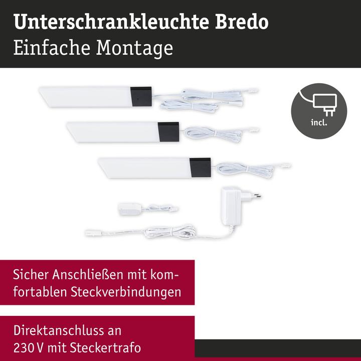 Actual product image Paulmann Bredo under-cabinet light (230 lm)