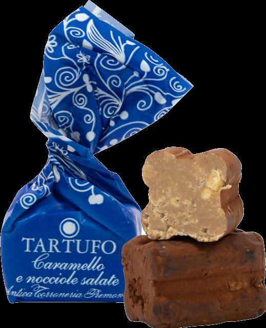 Immagine prodotto Antica Torroneria Piemontese Tartufi dolci Caramello e Nocciole salate (200 g)