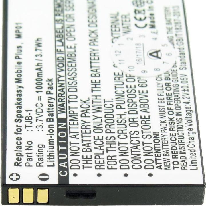 Produktbild AccuCell Akku für den Handy Akku Swissvoice MP01 Akku TJB-1