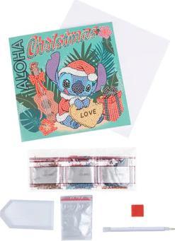 Produktbild Craft Buddy Christmas Aloha, Karte 18x18cm Crystal Art