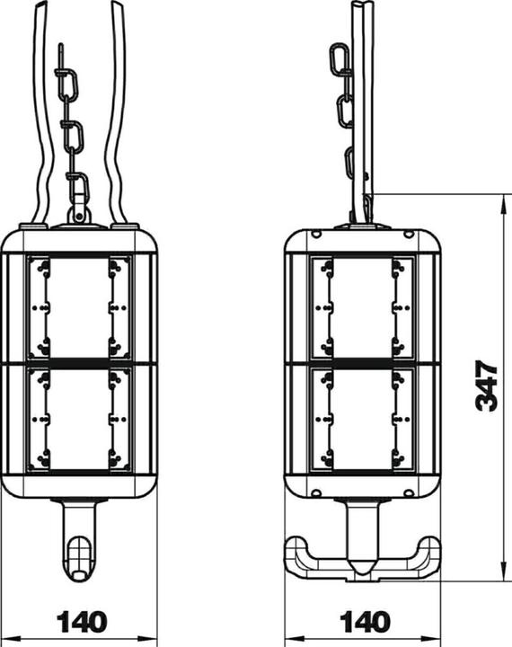 Produktbild OBO Bettermann OBO Vertr Versorgungseinheit IP20 m.Griff leer VH8 (8 x)