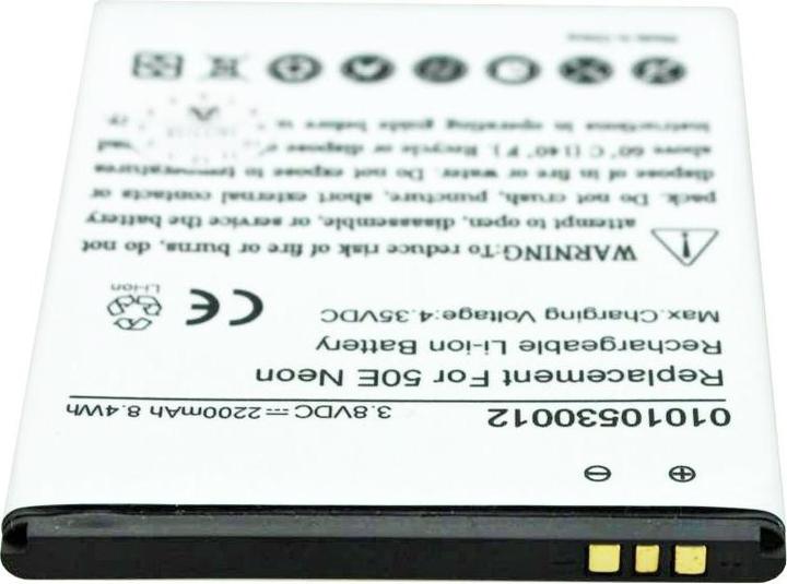 Actual product image AccuCell Battery Archos 50E Neon, AC50ENE