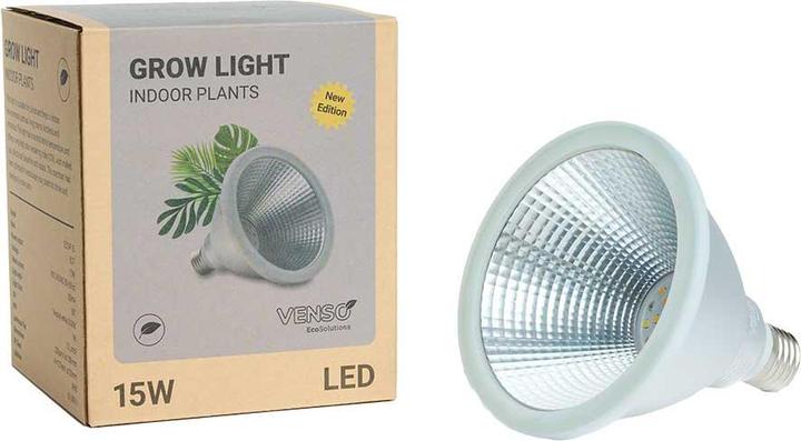 Actual product image Venso EcoSolutions E27 plant lamp "Indoor plants" 15W 60 °, improved photosynthesis and higher chlor (LED)