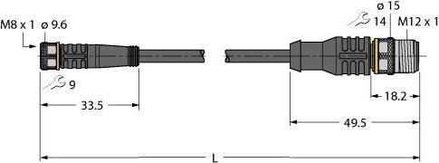 Image du produit Turck Actuateur- (1 m)