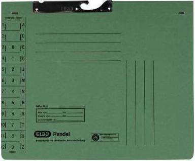 Immagine prodotto Elba Cucitrice a pendolo con tasca, DIN A4, cartone Manila, verde (A4, 1 x)