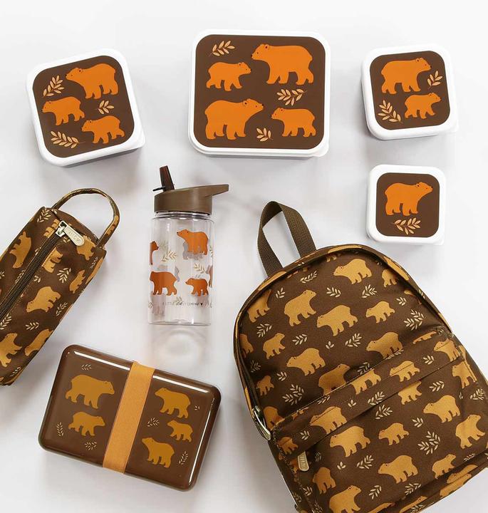 Produktbild A Little Lovely Company ALLC Lunch & snack box set SBSEBE43 Bears