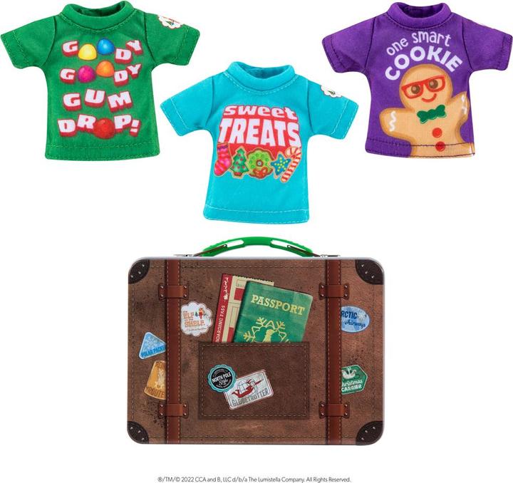 Produktbild Elf on the Shelf The ® Outfit - Candy T-Shirt 3er Set