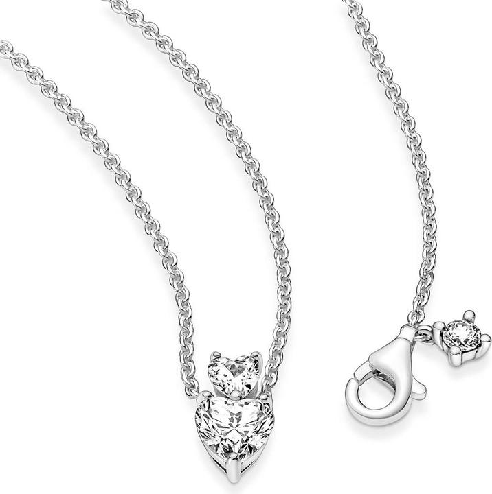 Actual product image Pandora Doppelherz (Sterling silver 925, 45 cm)