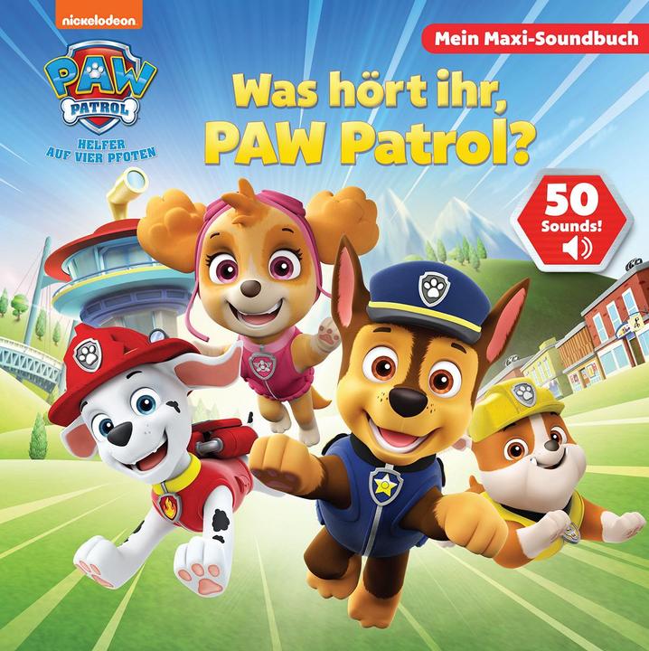 Immagine prodotto PAW Patrol - Was hört ihr, PAW Patrol? Mein Maxi-Soundbuch - 50 Sounds für Kinder ab 3 Jahren (Tedesco)