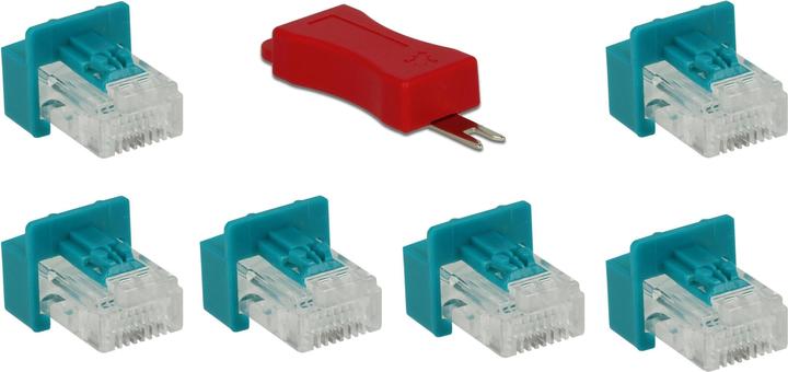 Produktbild Delock RJ45 Verriegelung Clip mit Stecker (Netzwerkkabel Stecker)