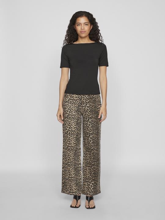 Actual product image Vila Boat-neck top with short sleeves (XS)