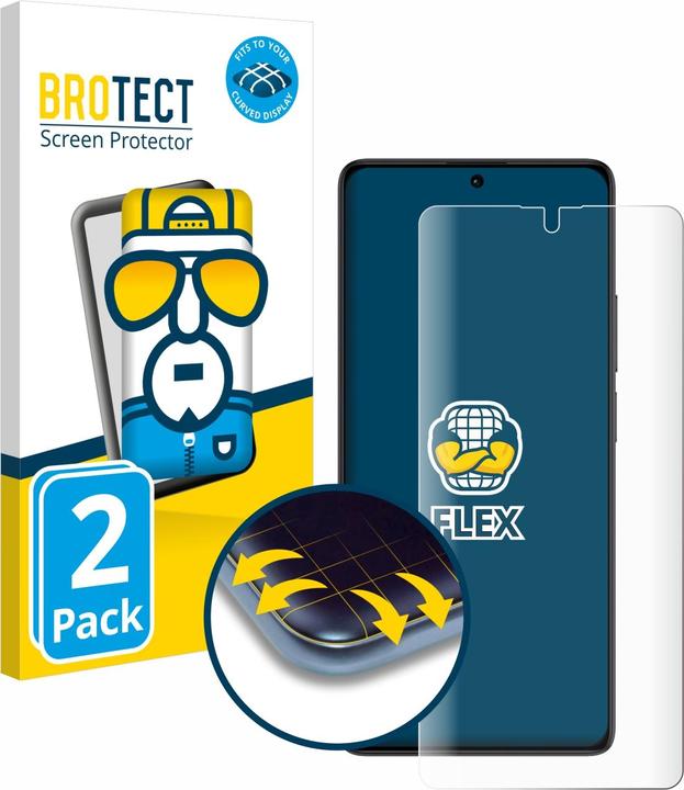 Produktbild BROTECT Full-Cover Displayschutz (2 Stück, Xiaomi Redmi Note 13 5G)