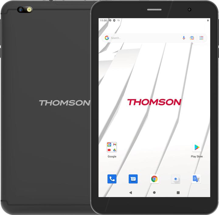 Produktbild Thomson TEO8 LTE, 8-inch (1280X800) HD display, Quad Qore SC9832E, 2 GB RAM, 32 GB ROM, 1xNANO SIM, 1xMicroS (8", 32 GB, Juoda)