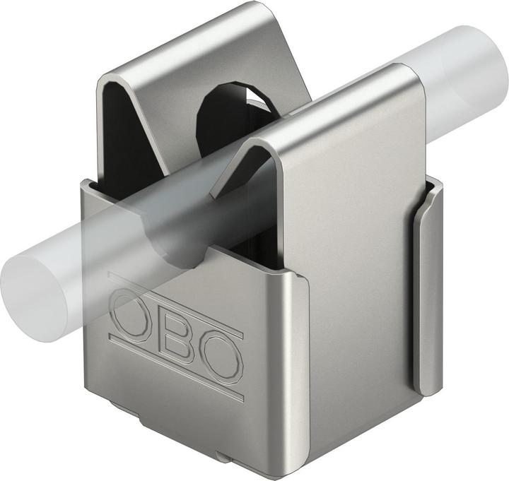 Produktbild OBO Bettermann 20 Stück Vertr Leitungshalter RD8mm 177 20 VA M8 / 6966