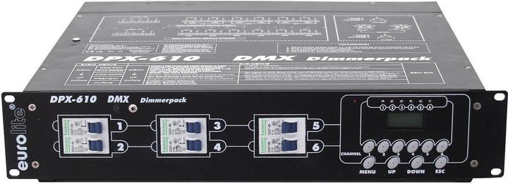 Image du produit Eurolite DPX-610 DMX Dimmer 6 canaux