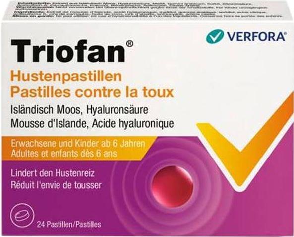 Actual product image Triofan Cough lozenges 24 (24 Piece)