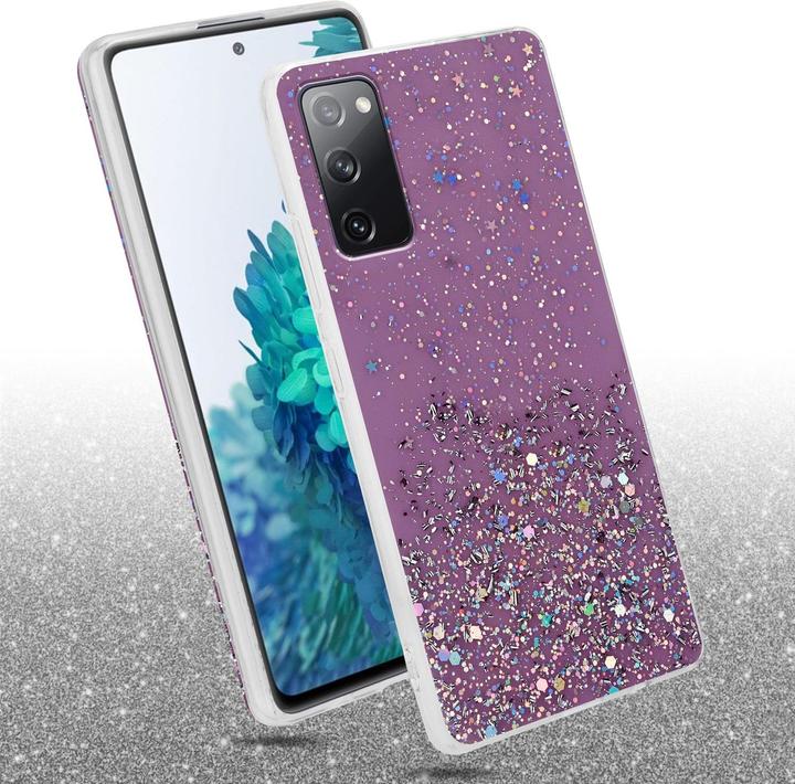 Actual product image Cadorabo TPU cover sparkling glitter (Samsung Galaxy S20 FE)