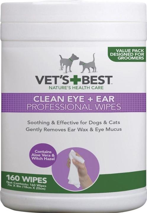 Actual product image Vet's Best Clean Ear / Eye Wipes Hond (Dog)