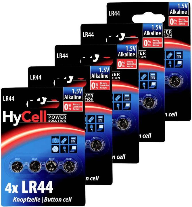 Actual product image Ansmann Alkaline button cell LR44 20-pack (20 pcs., LR44)