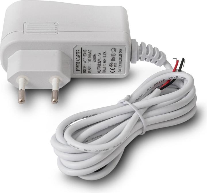 Immagine prodotto Elbro Alimentatore a spina 12 V DC, 0,5 A, 6 W, bianco, senza spina